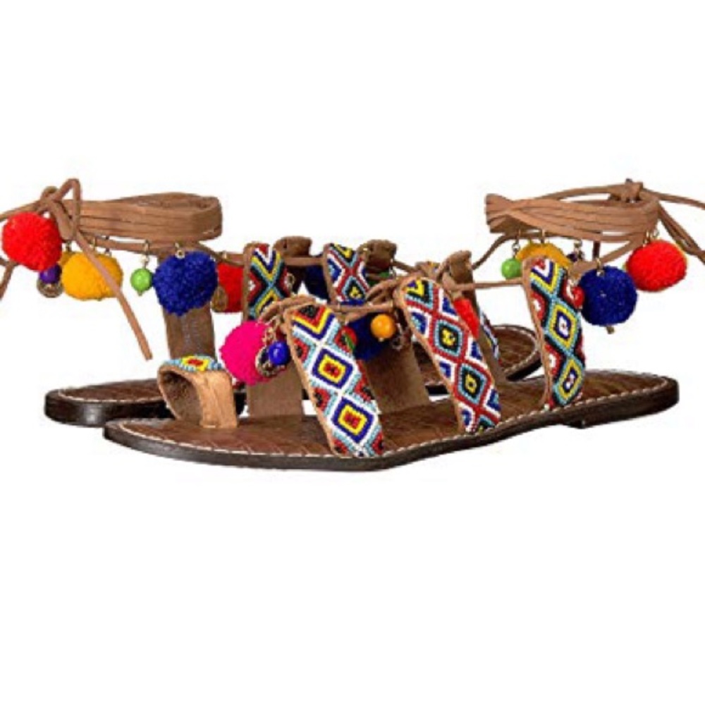 NWT! Sam Edelman Lisabeth saddle lace up sandal